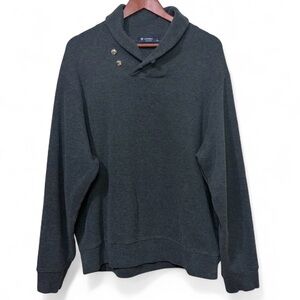 Crémieux Classics Shawl Collar Sweater Dark Grey Size XL